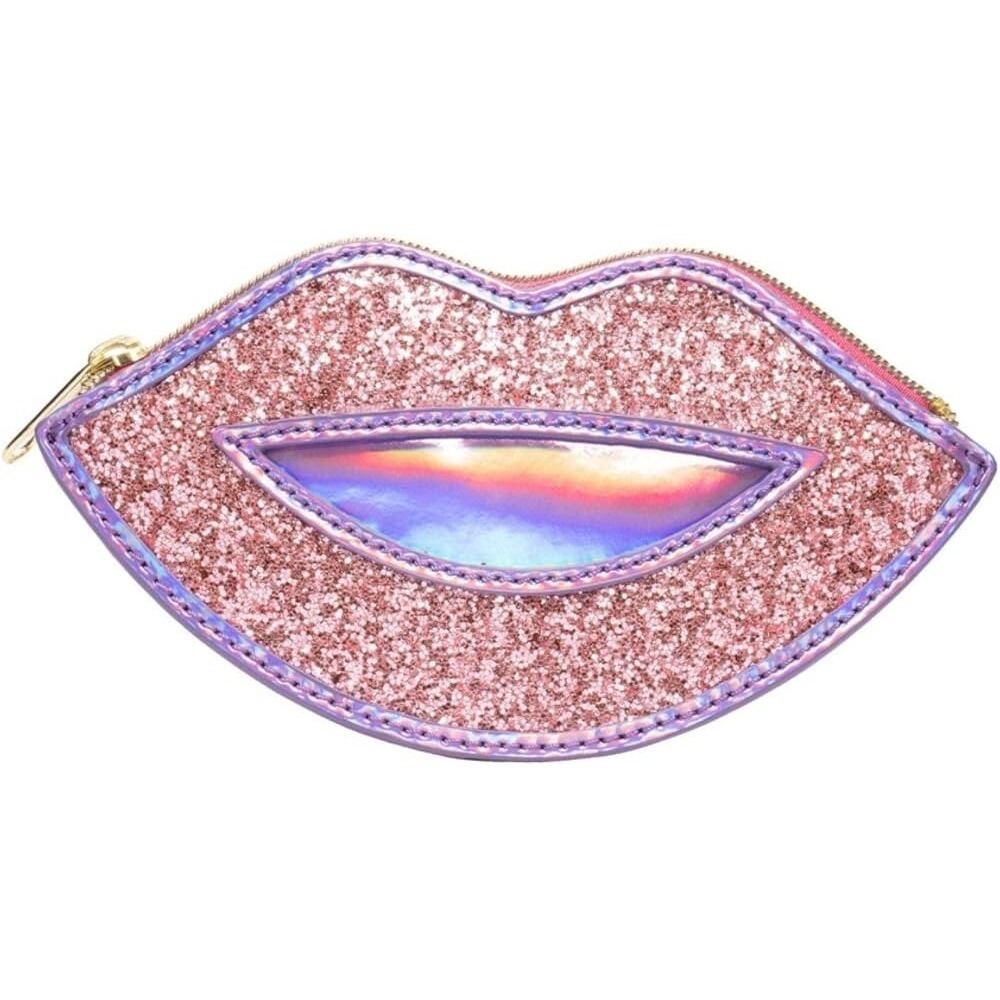 Loungefly WWE Wrestling Glitter Lips Bianca Belair Card Holder